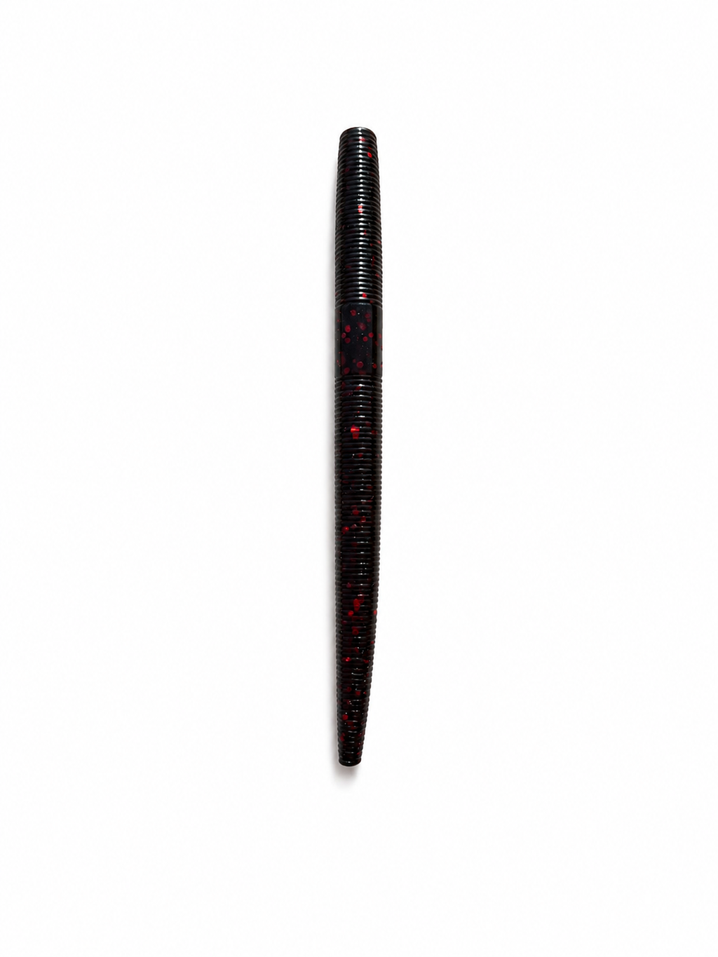 5" Stick Worm Black & Red