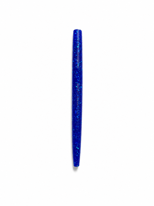 5" Stick worm Blue & Blue