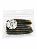 5" Stick Worm Green Pumpkin